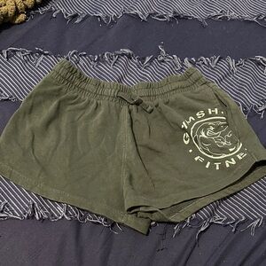 Gymshark Olive Athletic Shorts